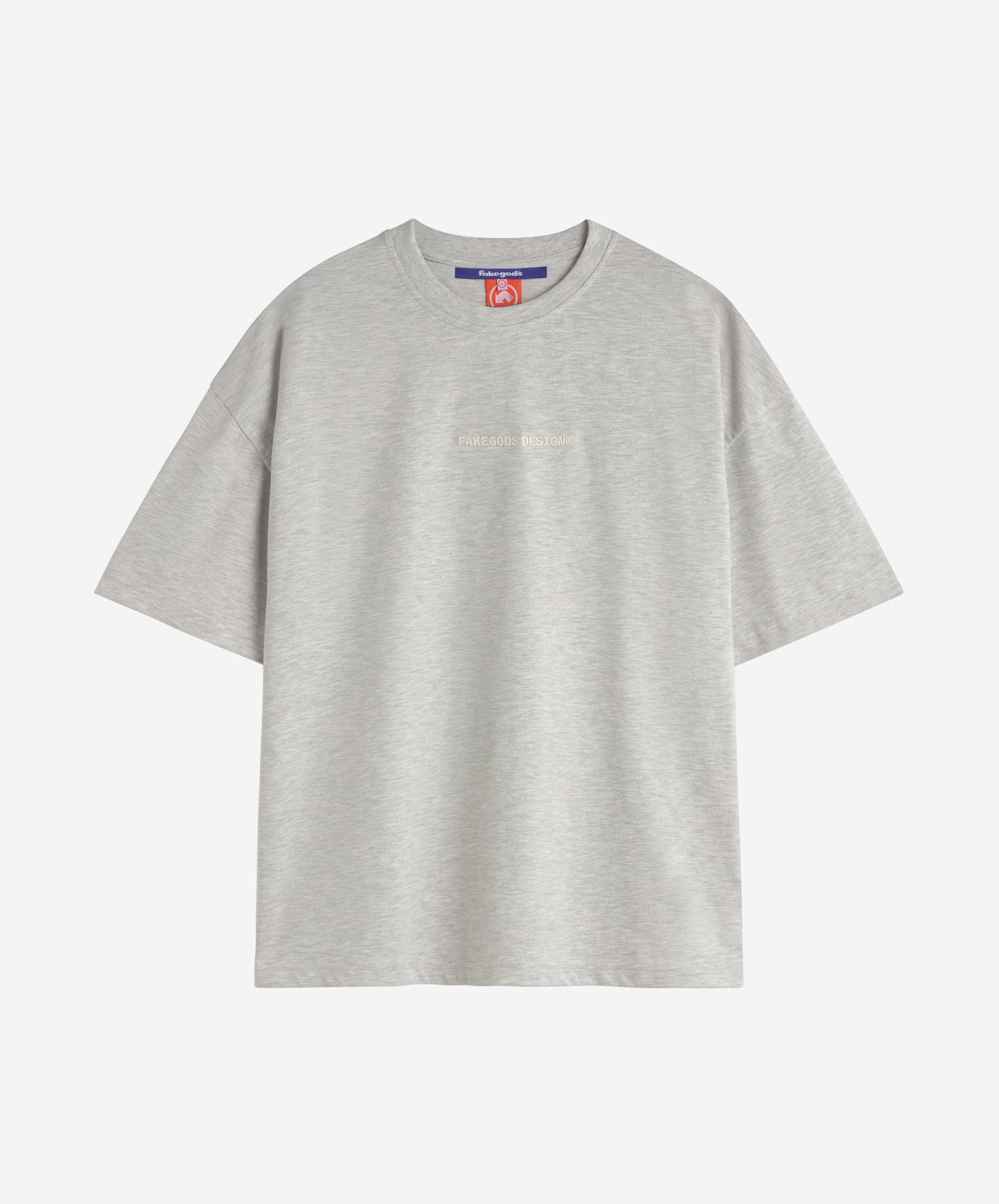 Fg Design Tee Grey Melange
