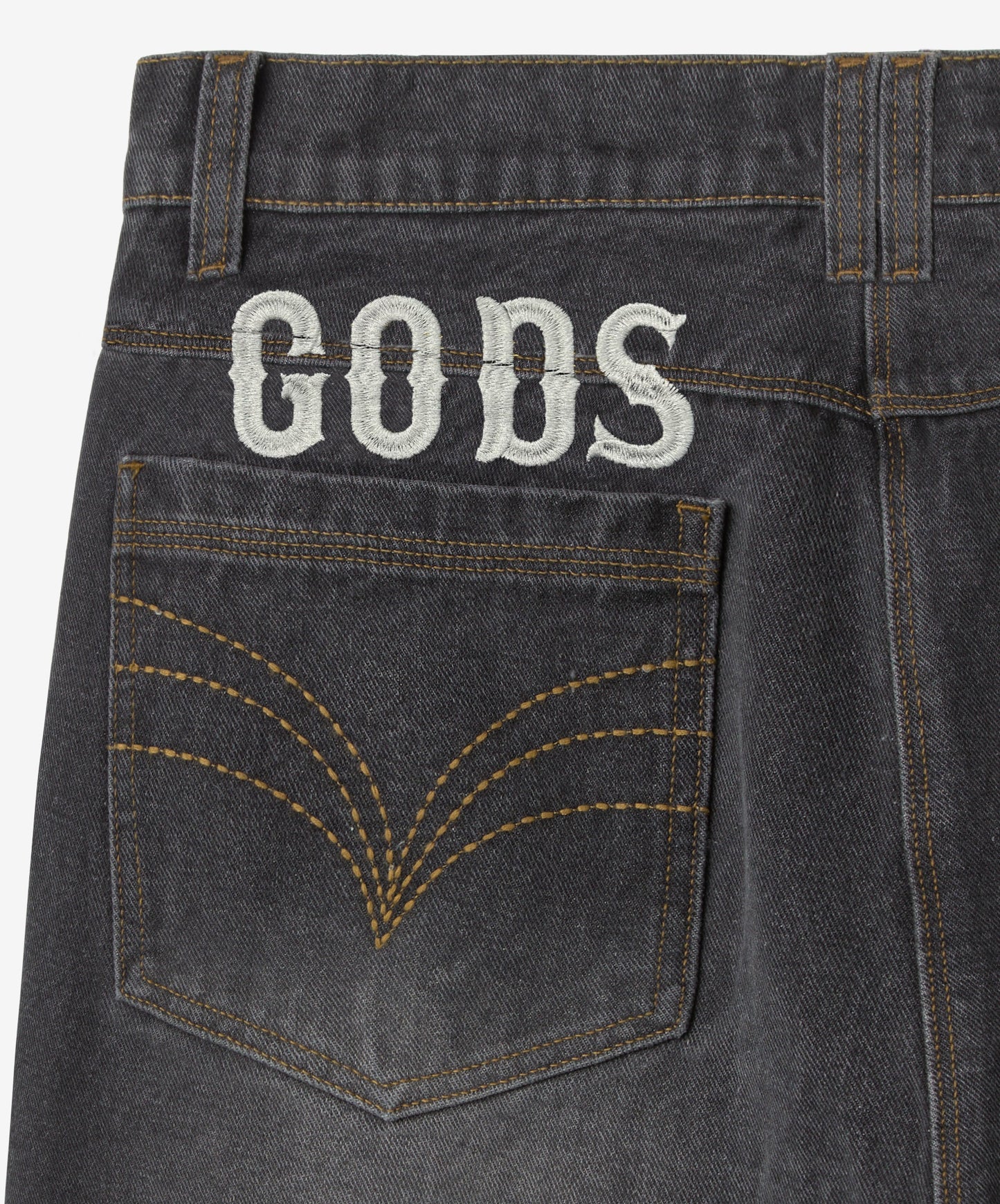 Baggy Denim Jeans Dark Grey