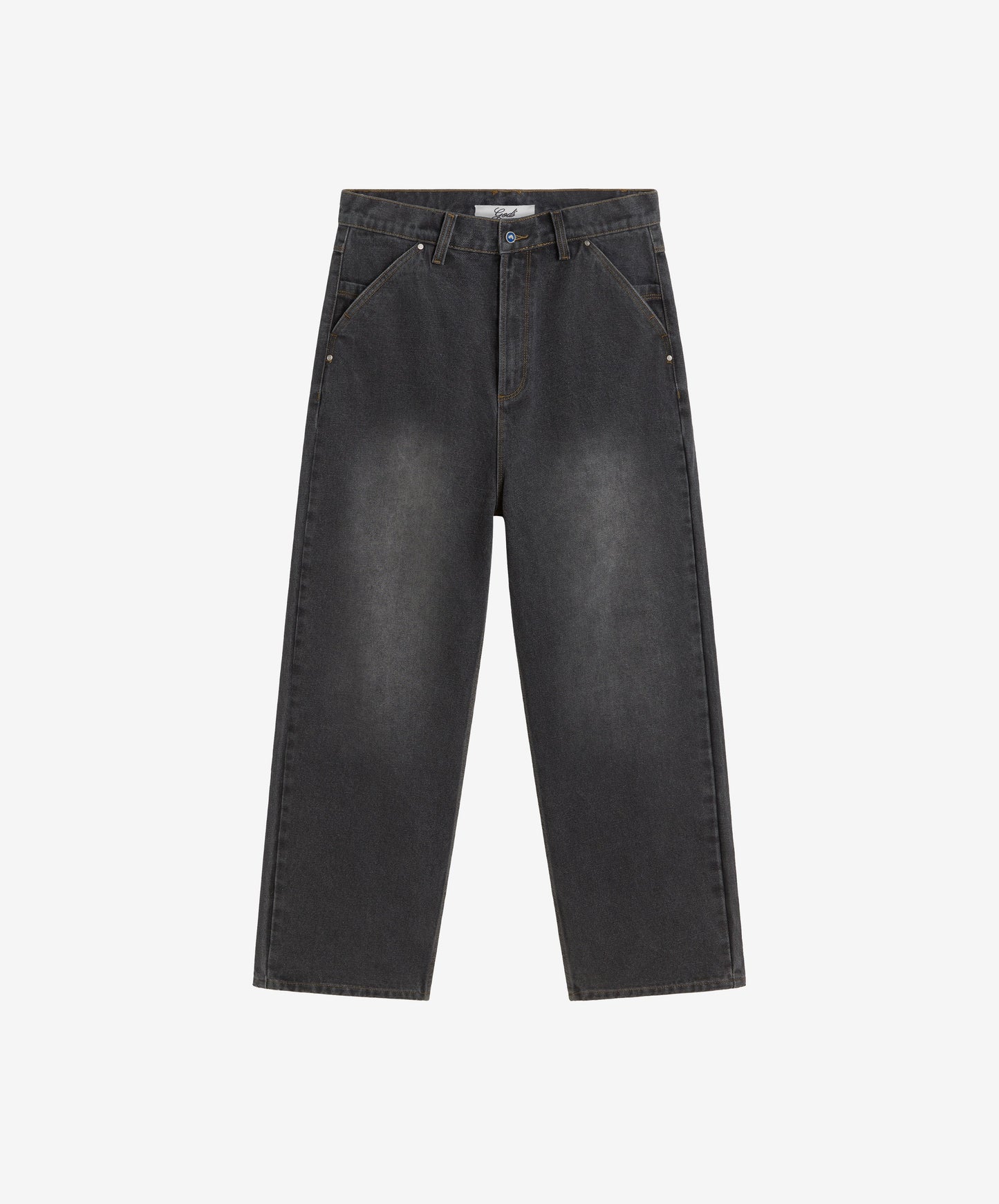 Baggy Denim Jeans Dark Grey