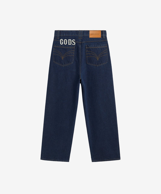 Baggy Denim Jeans Navy