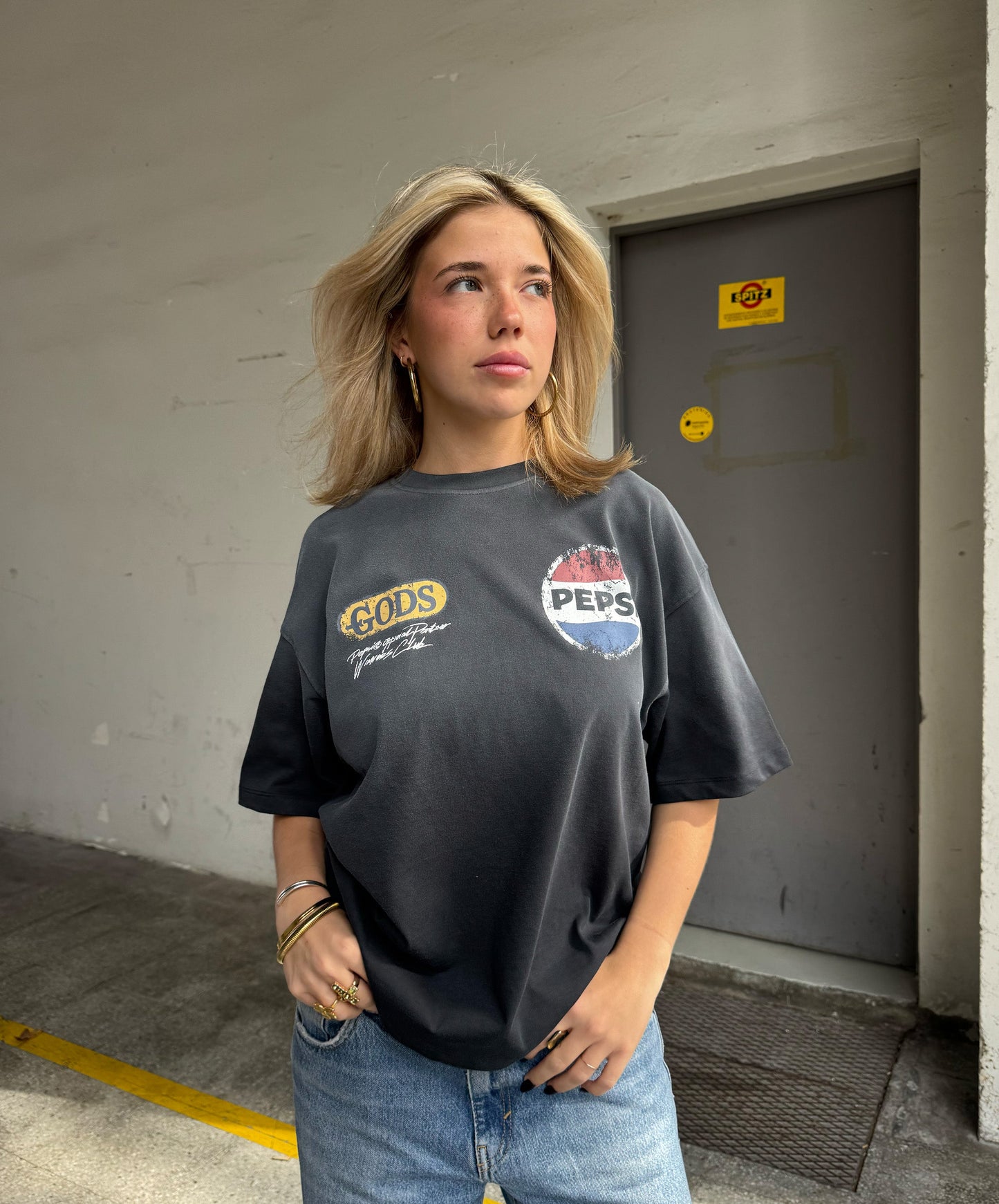 Classic Boxy Tee Dark Grey