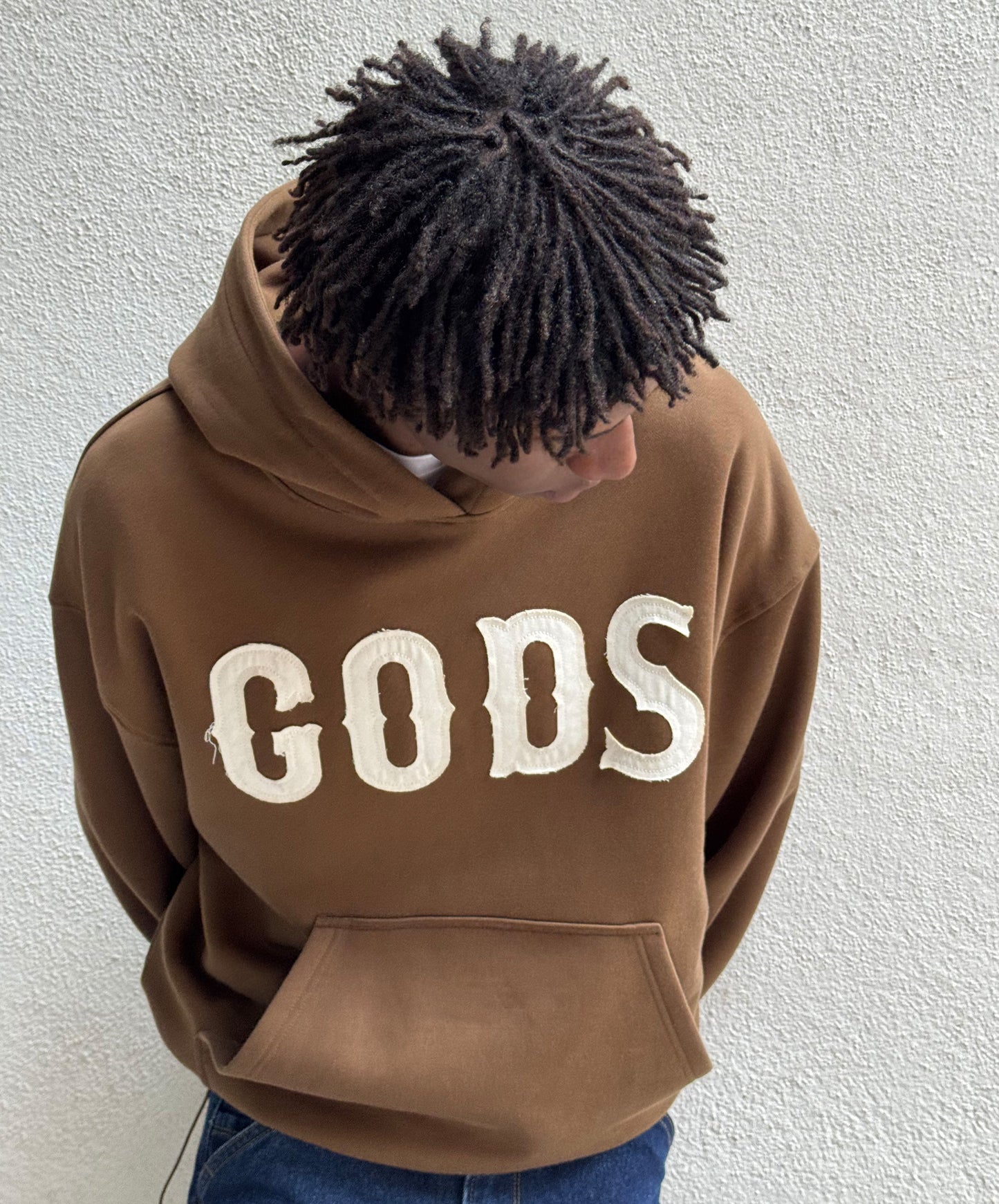Gods Hoodie Brown