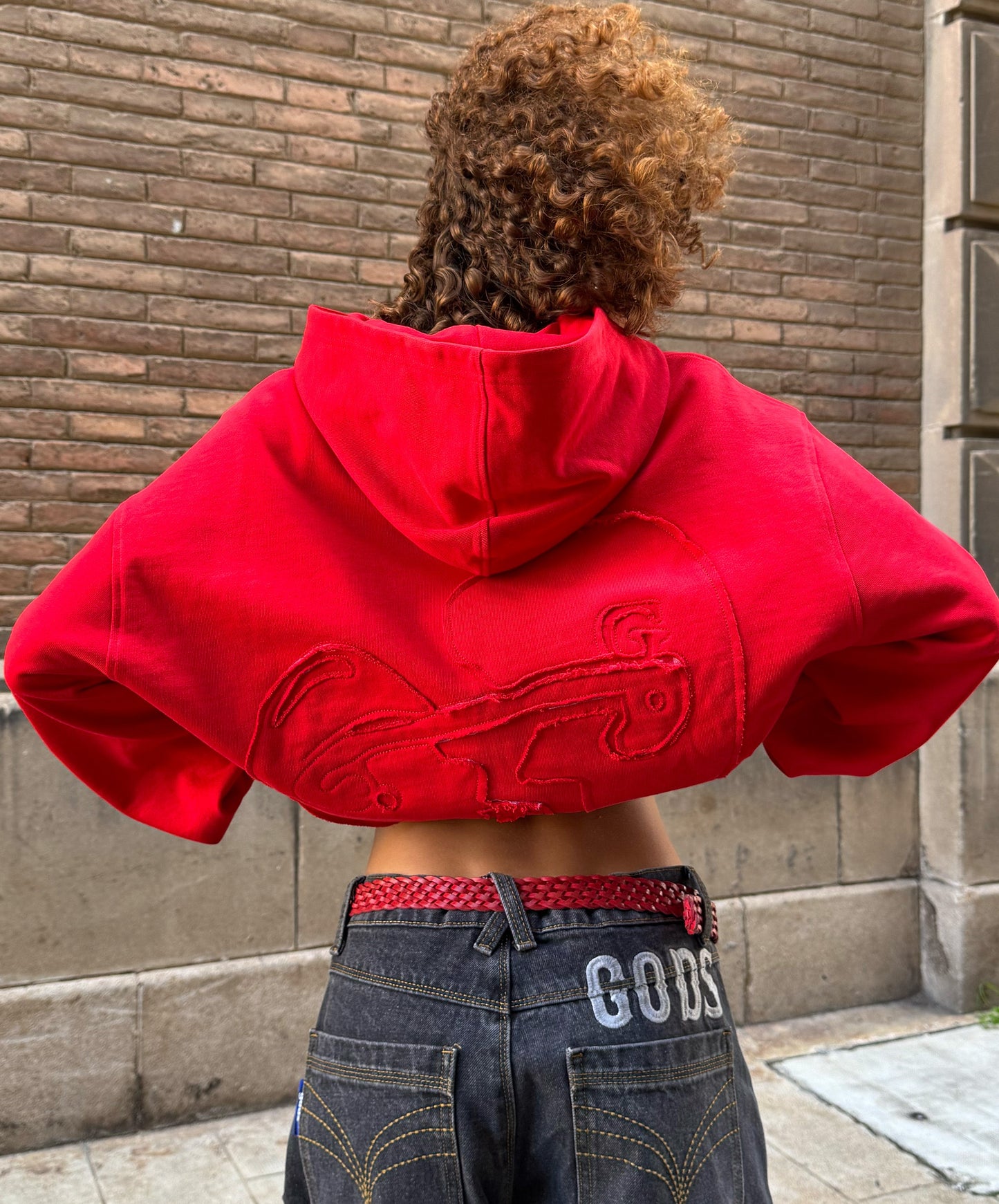 I Love You Zipper Red