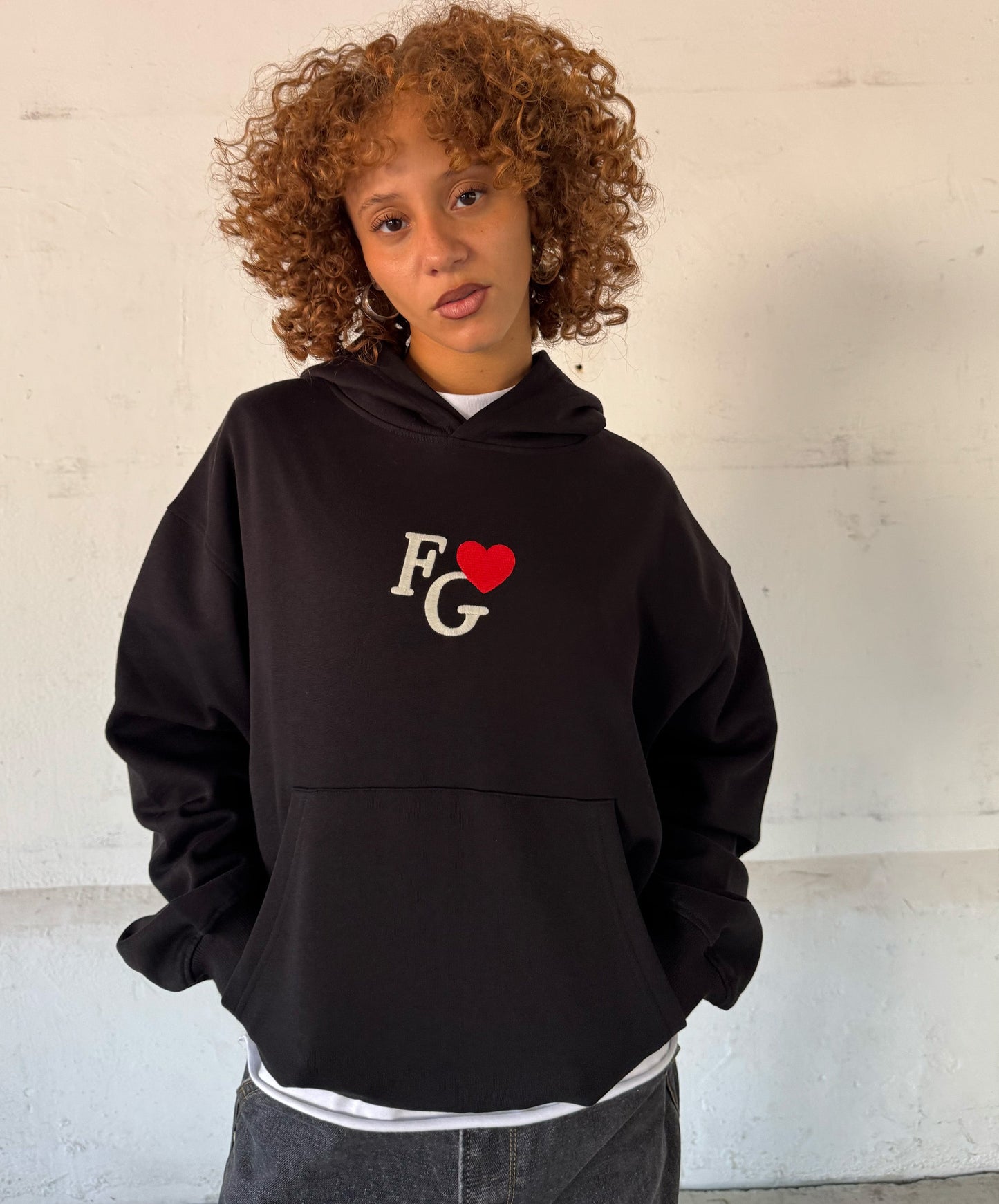 Valentine's Hoodie Black