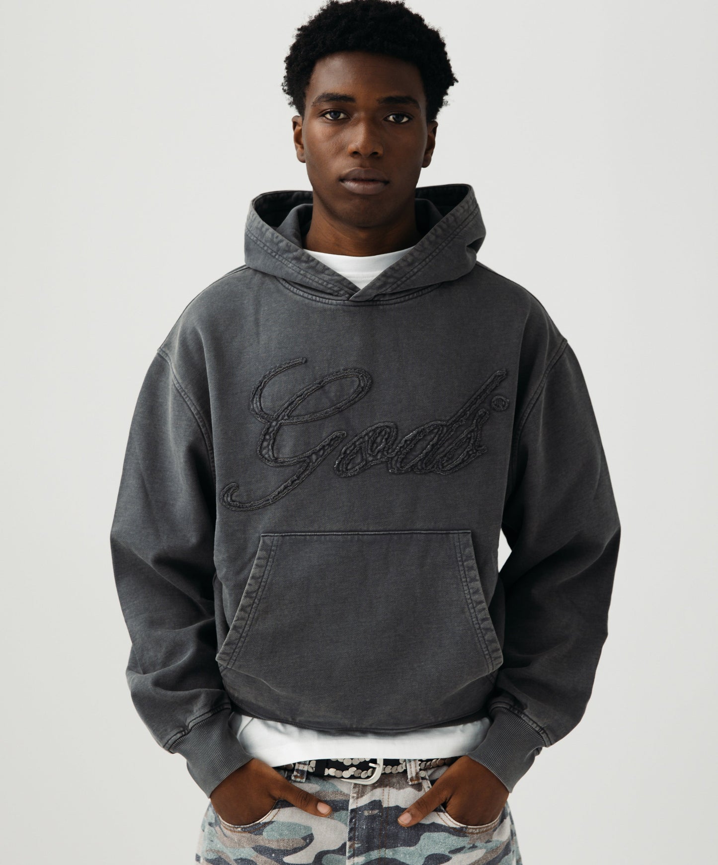 Gods Hoodie Dark Grey