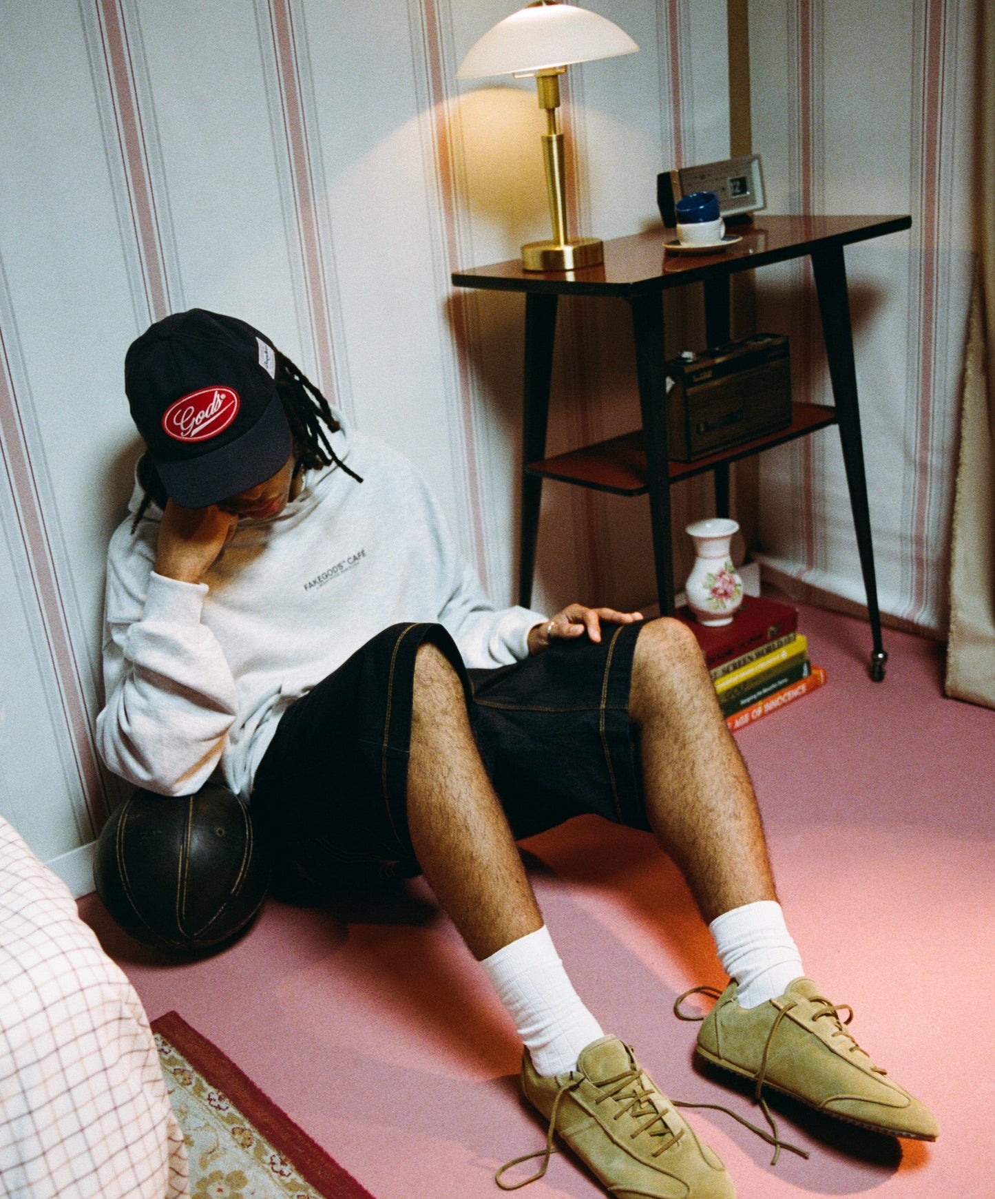 Gods Cafe Hoodie Grey Melange