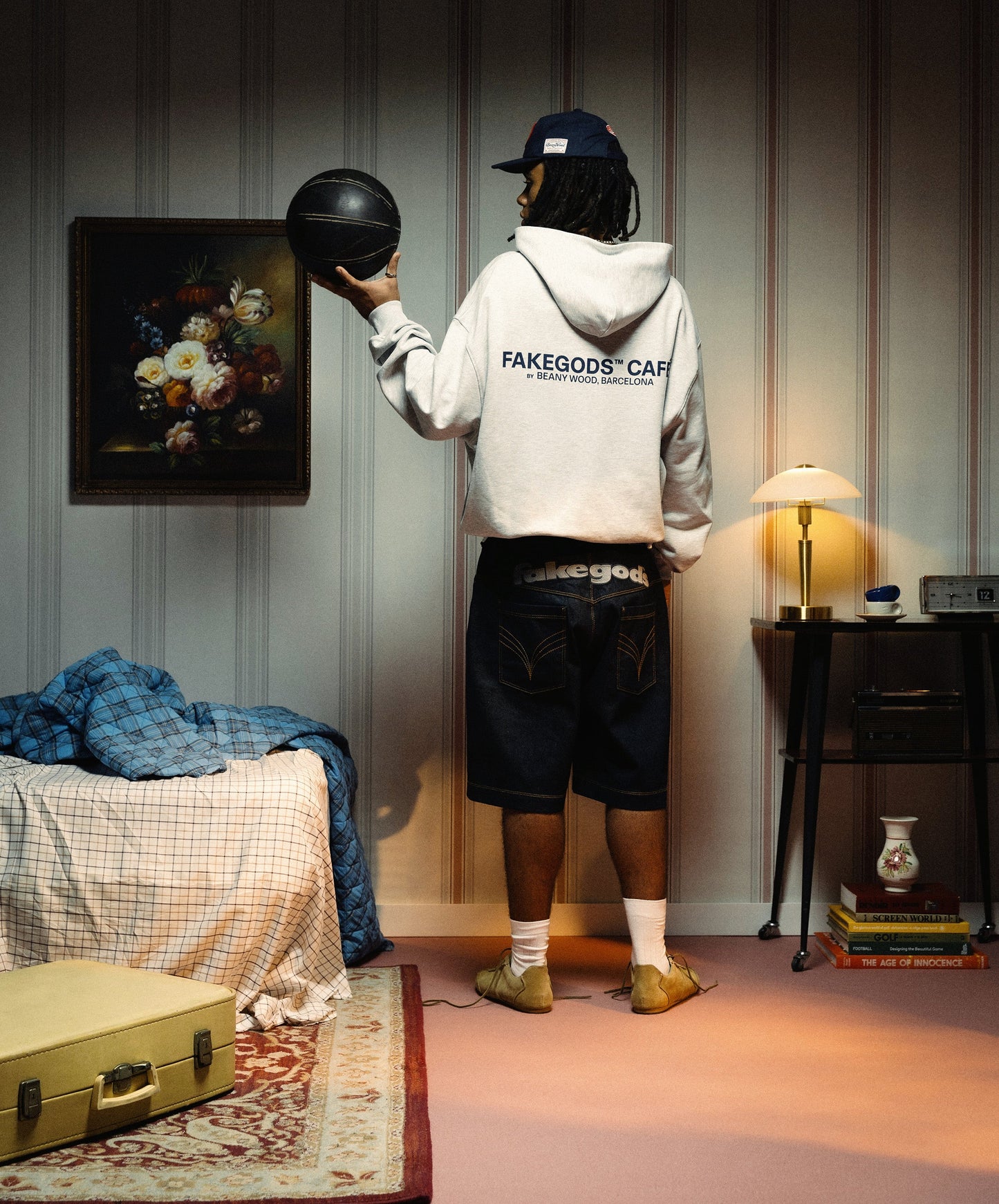 Gods Cafe Hoodie Grey Melange