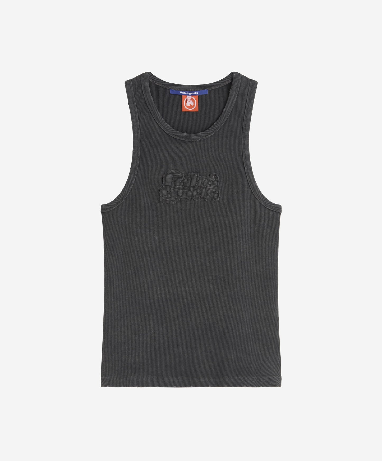 Fakegods Washed Tank Dark Grey