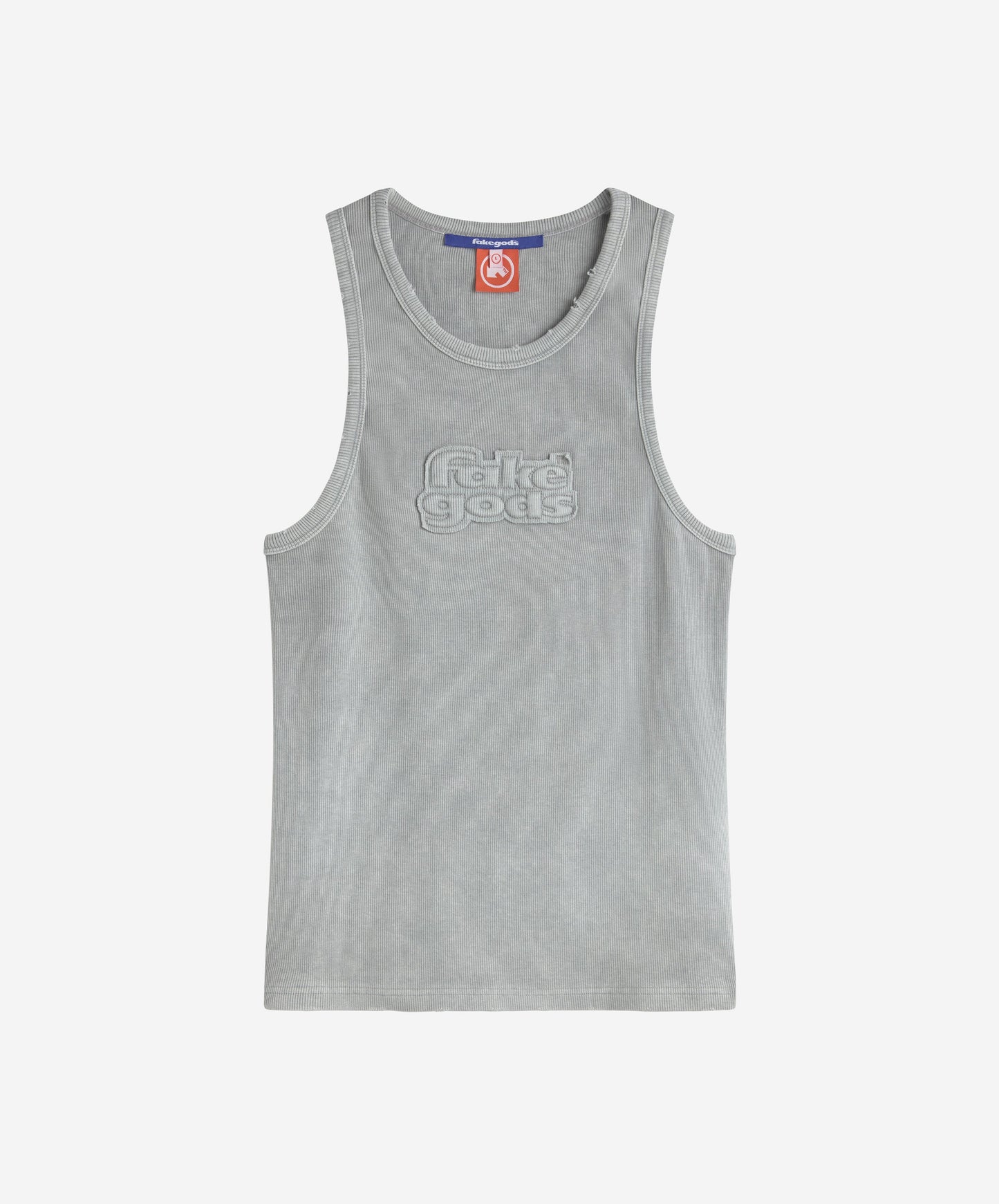 Fakegods Washed Tank Light Grey