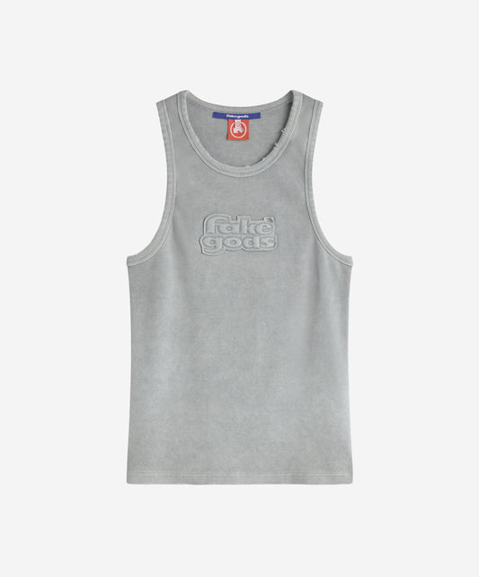 Fakegods Washed Tank Light Grey