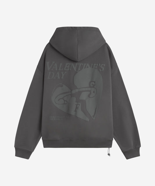 Valentine's Hoodie Dark Grey