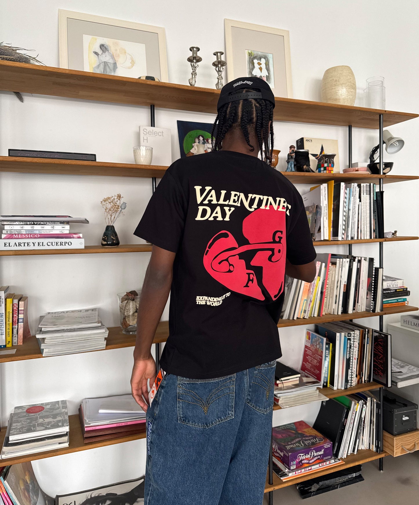Valentine'S Tee Black