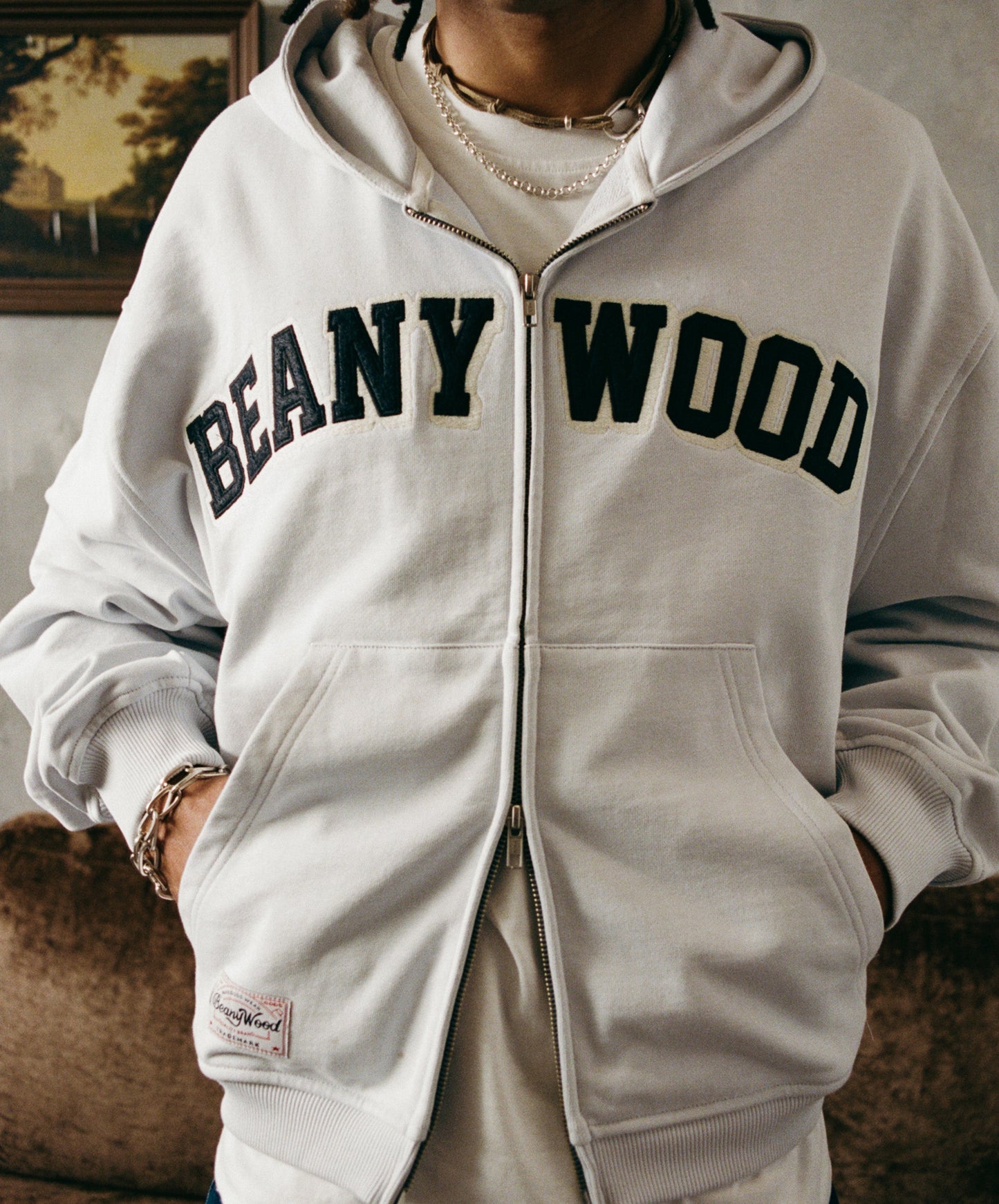 Cold Brew Zipper Light Grey