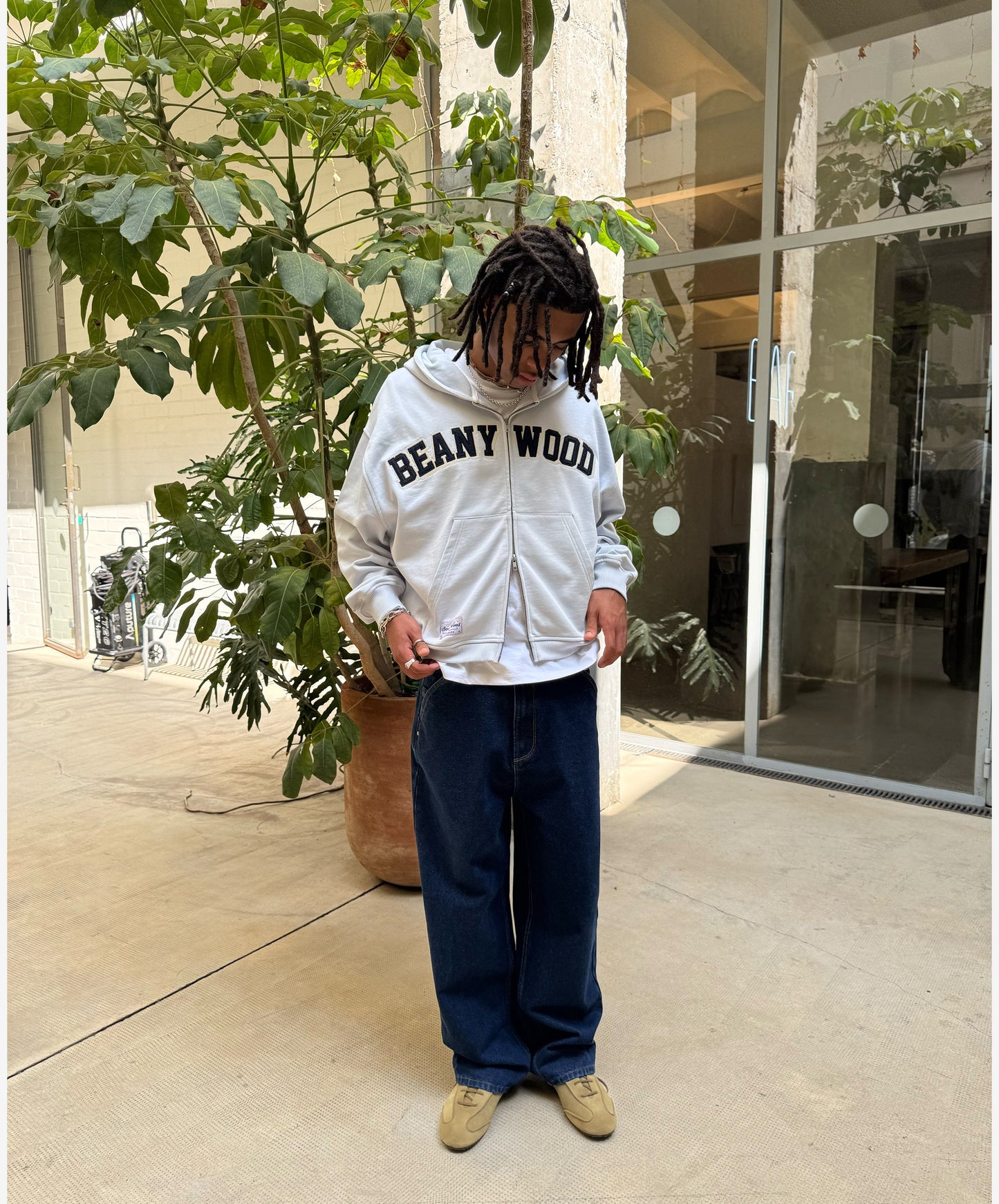 Cold Brew Zipper Light Grey